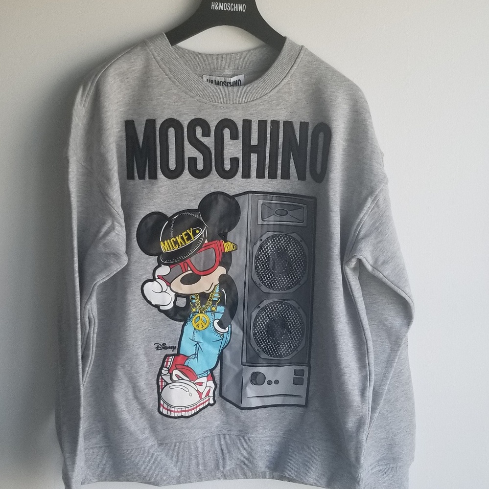Moschino x H&M Grey Mickey Sweatshirt